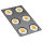 Bandeja antiaderente GN 1/1 para ovos fritos, omeletes e crepes ø 12,5 cm