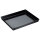 Tabuleiro retangular em metal azul, 600x400x30 mm