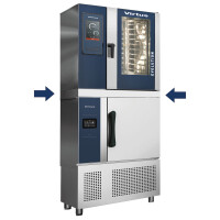 Stapelkit für 6x GN 1/1 Schockfroster + Gasofen