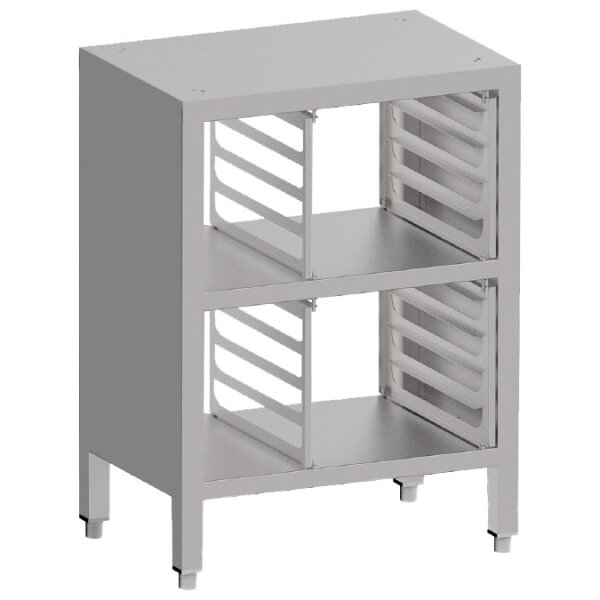 Support with guides for 6x GN 2/3 ovens