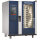Gas combi steamer with boiler and automatic cleaning system, 10x GN 1/1