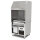 Charcoal grill on cupboard with charcoal drawer and exhaust, 3 zones total 1600x600 mm
