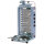 electric kebab grill with 3 heating zones, top motor, 70 kg