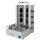 Glass ceramic kebab grill with 3 heating zones, bottom motor, max. loading 20-35 kg