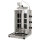 Glass ceramic kebab grill with 3 heating zones, top motor, max. loading 20-30 kg
