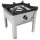 Gas stock pot cooker with 1 burner of 12 kW