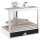 Griglia a carbone con griglia sollevabile 2x 435x460 mm