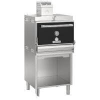Forno a carbone su supporto da 160-190 coperti