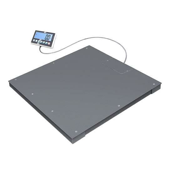 Bilancia da pavimento, portata massima 1500 kg, divisione 500 g