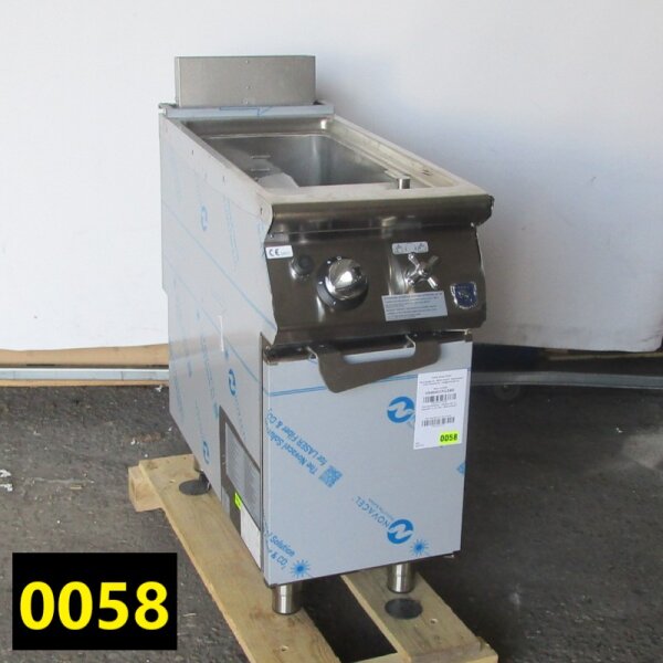 Cozedor de massa a gás, 1 cuba GN 1/1, capacidade 1x 40 litros - DANIFICADO