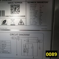 expositor de ingredientes 7x GN 1/3 + 1x GN 1/2 h=150 mm , +2°/+8°C - DAÑADO