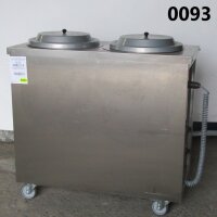 Heated plate dispenser trolley for 2x 50 plates...
