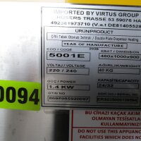 Elevador de pratos aquecido com rodas para 2x 50 pratos Ø240-320 mm - DANIFICADO