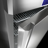Tiefkühlschrank 700 Liter aus Edelstahl, GN 2/1, -18°/-22°C, M-System