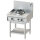 gas wok hob with shelf, 1 burner, 1 water tap