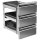 Drawers kit 3x 1/3 for refrigerated counters with depth 600 mm