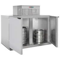 Fässerkühlbox 8x 50 Liter aus Edelstahl, mit...