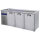 Serving counter with 1 bowl left and 3 doors for kegs of 50 litres