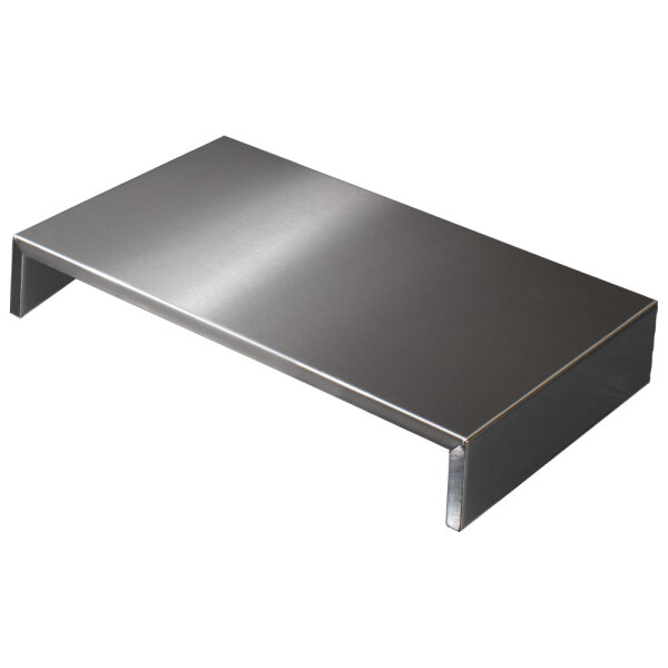 Bandeja escalonada inox 400 mm para vitrina expositora