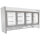 Upper freezer deck 4 glass doors for BCZ0022, -16°/-24°C, 878 (554) litres