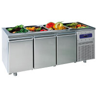 Saladette mit 3 Türen GN 1/1, 5x GN 1/1 H=150 mm,...