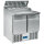 saladette avec 2 portes GN 1/1, 5x GN 1/6 h=150 mm, +2°/+10°C