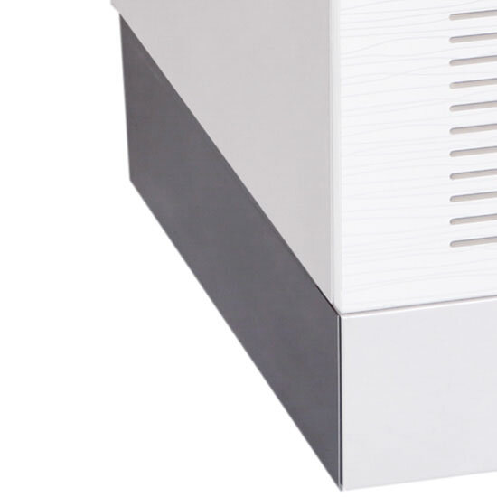 side plinth for refrigerated/warm preparation counters