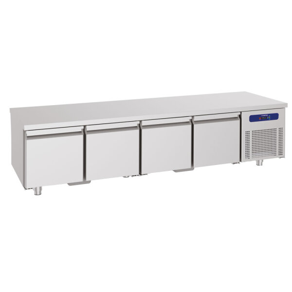base refrigerata con 4 cassetti 1/1 per apparecchiature di cottura 900, l=2200 mm