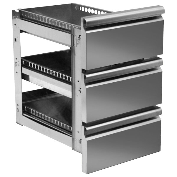 kit de tiroirs GN 3x 1/3 pour tables réfrigérées avec profondeur 700 mm