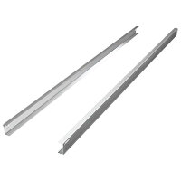 Par de guias em inox para bancadas refrigeradas p=600 mm