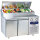 Refrigerated preparation counter 2 doors GN 1/1, 7x GN 1/3 h=150 mm, -2°/+8°C