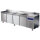 Freezer counter 4 doors GN 1/1 with upstand, -10°/-20°C