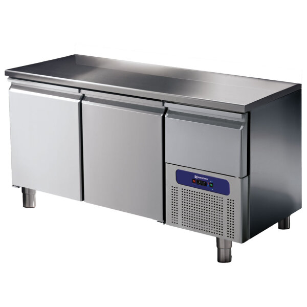 Mesa refrigerada 2 puertas GN 1/1 con cajonera refrigerada, -2°/+8°C
