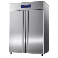 Tiefkühlschrank 1400 Liter aus Edelstahl, GN 2/1,...