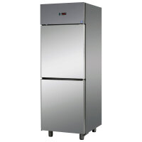 Tiefkühlschrank 600 Liter aus Edelstahl mit 2...