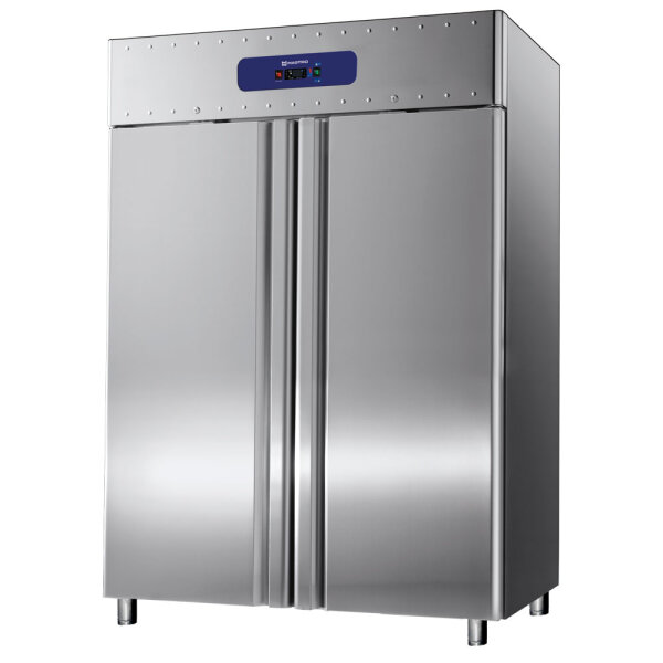 Armário refrigerado 1400 litros em inox, GN 2/1, -2°/+8°C, 85 mm isolamento