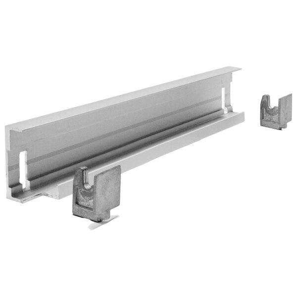 Support for aluminium shelving, d=370 mm, H=250mm