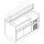 Sushi Station 1400 mm com base refrigerada e Vitrina refrigerada de sushi