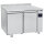Freezer counter with 2 doors GN 1/1 and upstand for remote cooling, -10°/-20°C - WiFi