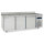 Tavolo freezer per pasticceria a 3 porte 600x400 mm con piano in granito con alzatina, -10°/-25°C