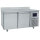 Bäckereikühltisch 2-türig 600x400 mm, Edelstahlarbeitsplatte mit Aufkantung, -2°/+8°C - WiFi