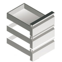 Schubladenkit GN 3x 1/3 für Kühltische mit...