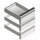 Drawers kit GN 3x 1/3 for refrigerated counters with depth 700 mm