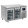 Bancada refrigerada passante com 2+2 portas em vidro GN 1/1, -2°/+8°C - WiFi