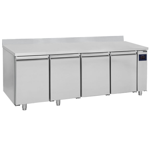 Bancada refrigerada à distância com 4 portas GN 1/1 e alçado, -2°/+8°C - WiFi