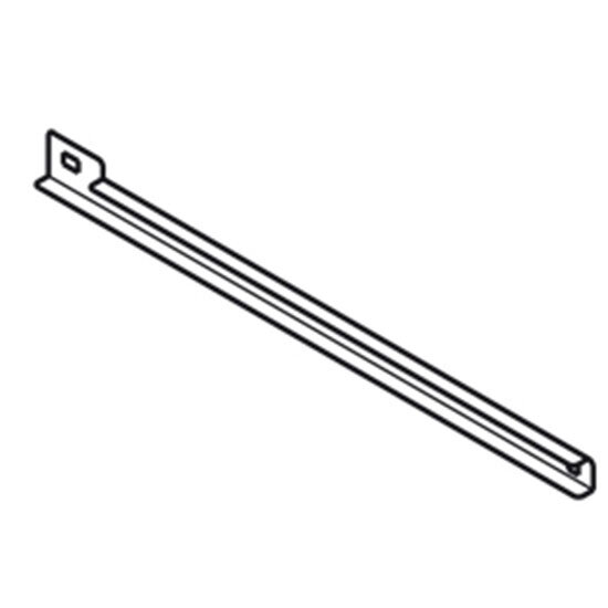 Par de guias GN 2/1 em inox para armários & congelador 700 litros