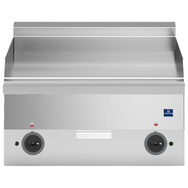 Electric griddle, tabletop, smooth chromed plate