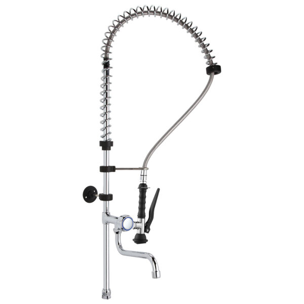 Pre-rinse unit with swivelling spout, for foot and knee operated control, connection 1/2