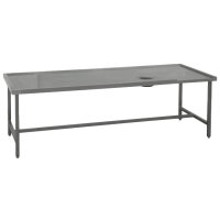 linker Sortiertisch mit Loch, für Maschinenausgang...