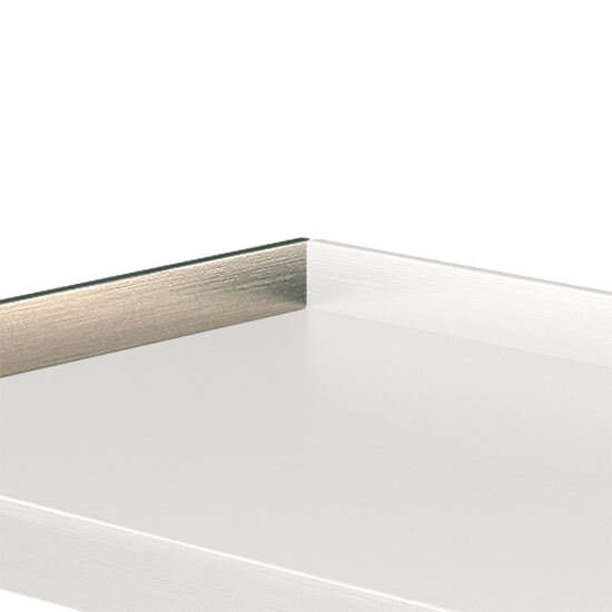 Side upstand left side, depth 600 mm (specify by ordering)